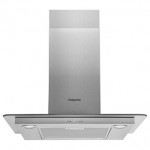 Hotpoint PHFG65FABX 60cm Flat Glass Chimney Hood in Stainless Steel