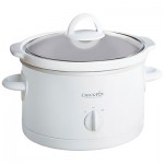 Crock-Pot Manual 2-Person 2.4 Litre Slow Cooker in White