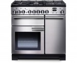 Rangemaster Professional Deluxe PDL90DFFSS/C Free Standing Range Cooker in Stainless Steel