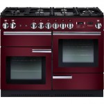 Rangemaster Professional Plus PROP110DFFCY/C Free Standing Range Cooker in Cranberry / Chrome