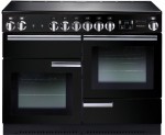 Rangemaster Professional Plus PROP110ECGB/C Free Standing Range Cooker in Black / Chrome