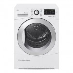 LG RC9055AP2F 9kg ECO Hybrid Heat Pump Tumble Dryer in White A