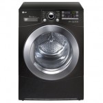 LG RC9055BP2Z 9kg Condenser Tumble Dryer in Black A Energy Rated