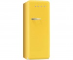 Smeg Right Hand Hinge FAB28QG1 Free Standing Refrigerator in Yellow