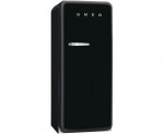 Smeg Right Hand Hinge FAB28QNE1 Free Standing Refrigerator in Black