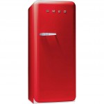 Smeg Right Hand Hinge FAB28QR1 Free Standing Refrigerator in Red