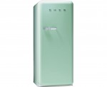 Smeg Right Hand Hinge FAB28QV1 Free Standing Refrigerator in Pastel Green