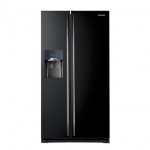 Samsung RS7567THCBC American Fridge Freezer in Gloss Black Ice Water 1