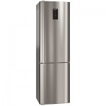 AEG S83520CMW2 Fridge Freezer, A++ Energy Rating, 60cm Wide, Grey