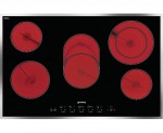 Smeg SE2773CX2 Integrated Electric Hob in Black / Stainless Steel