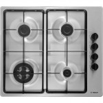 Bosch Serie 2 PBH6B5B60 Integrated Gas Hob in Brushed Steel