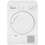Bosch Serie 4 WTE84106GB Free Standing Condenser Tumble Dryer in White
