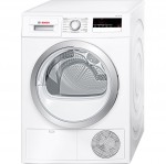 Bosch Serie 4 WTN85200GB Free Standing Condenser Tumble Dryer in White
