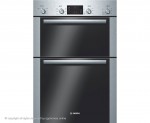 Bosch Serie 6 HBM43B250B Integrated Double Oven in Brushed Steel