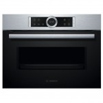 Bosch Serie 8 CFA634GS1B Integrated Microwave Oven in Brushed Steel