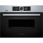 Bosch Serie 8 CMG656BS6B Integrated Microwave Oven in Brushed Steel