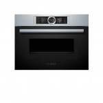 Bosch Serie 8 CNG6764S1B Integrated Microwave Oven in Brushed Steel