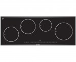 Bosch Serie 8 PIE975N14E Integrated Electric Hob in Black / Brushed Steel