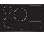 Bosch Serie 8 PIP875N17E Integrated Electric Hob in Black Glass / Stainless Steel Look