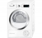 Bosch Serie 8 WTWH7560GB Heat Pump Smart Tumble Dryer in White