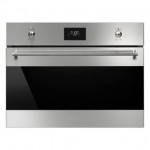 Smeg SF4309MX 45cm Classic Built In Microwave in Stainless Steel
