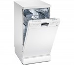 Siemens SR26M231GB Slimline Dishwasher in White
