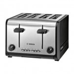 Bosch TAT6A643GB City 4 Slot Toaster in Stainless Steel