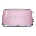 Smeg TSF02PKUK 50 s Retro Style 4 Slice Toaster in Pink