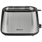 Hotpoint TT22MDXB0L Toaster, Brushed Stainless Steel
