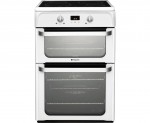 Hotpoint Ultima HUI612P Free Standing Cooker in White