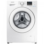Samsung WF70F5E0W4W ecobubble Freestanding Washing Machine, 7kg Load, A+++ Energy Rating, 1400rpm Spin in White