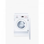 Bosch WKD28351GB Integrated Washer Dryer, 7kg Wash/4kg Dry Load, B Energy Rating, 1400rpm Spin in White