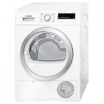 Bosch WTH85200GB Heat Pump Condenser Tumble Dryer, 8kg Load, A++ Energy Rating in White
