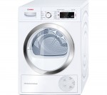 Bosch WTW87560GB Heat Pump Condenser Tumble Dryer in White