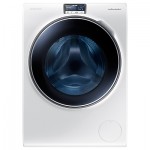 Samsung WW10H9600EW Freestanding Washing Machine, 10kg Load, A+++ Energy Rating, 1600rpm Spin, Stainless Steel